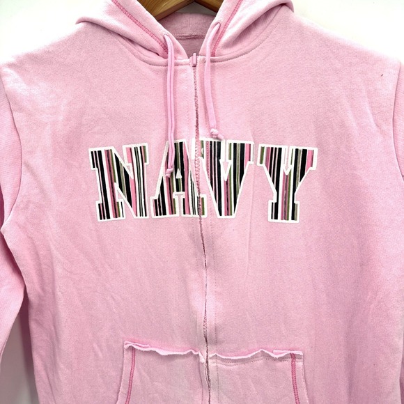 Jane Wayne Gear Navy Military Wives Pink Full Zip Hoodie Sweatshirt Medium NWT - Picture 6 of 14